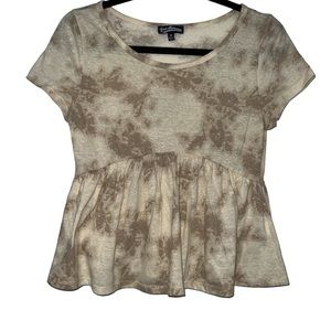 Freshman 1996 size M casual Tee •type dye •peplum •sun bed waist